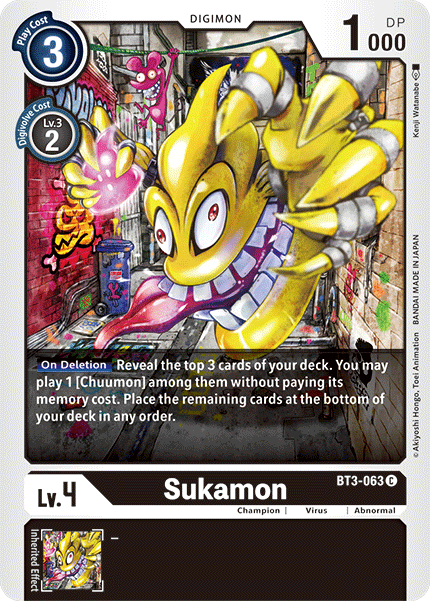 Sukamon [BT3-063] [Release Special Booster Ver.1.5]