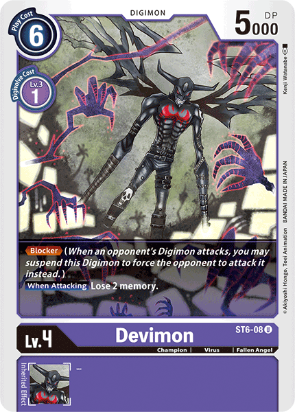 Devimon [ST6-08] [Starter Deck: Venomous Violet]