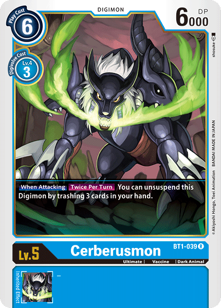 Cerberusmon [BT1-039] [Release Special Booster Ver.1.0]