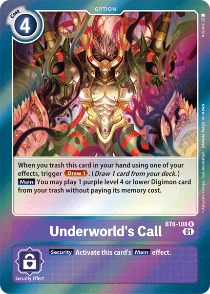Underworld's Call [BT6-108] [Double Diamond]
