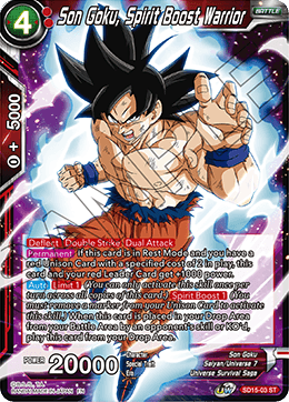 Son Goku, Spirit Boost Warrior (Starter Deck - Pride of the Saiyans) (SD15-03) [Cross Spirits]
