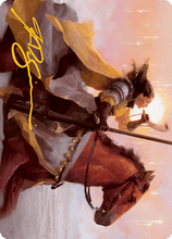 Sunrise Cavalier Art Card (Gold-Stamped Signature) [Innistrad: Midnight Hunt Art Series]