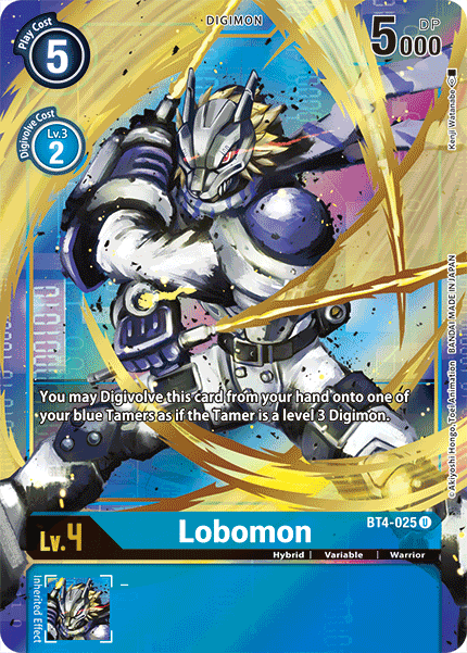 Lobomon [BT4-025] (Alternate Art) [Great Legend]