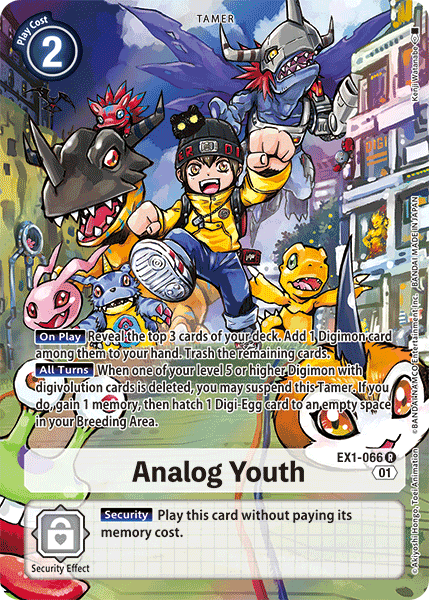 Analog Youth [EX1-066] (Alternative Art) [Classic Collection]