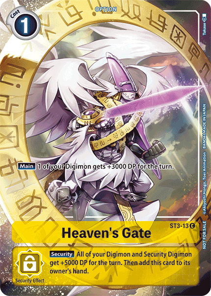 Heaven's Gate [ST3-13] (Tamer's Evolution Box) [Starter Deck: Heaven's Yellow Promos]