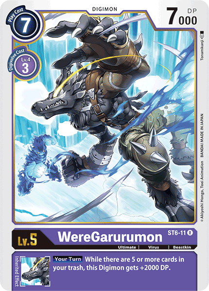 WereGarurumon [ST6-11] [Starter Deck: Venomous Violet]