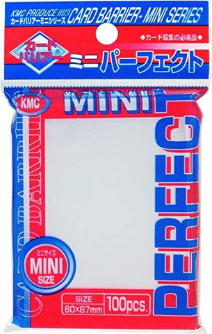 KMC Perfect Fit Mini - Top Load Card Sleeves - Clear 100ct