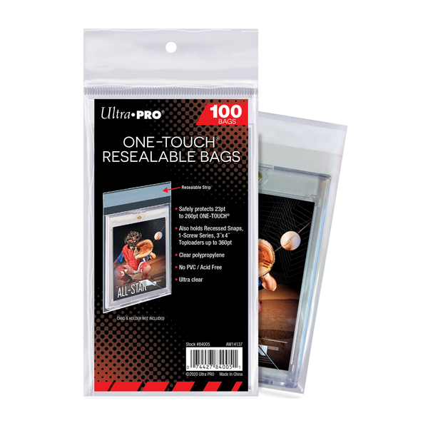 Ultra Pro - One-Touch Resealable Bags - 100 Count