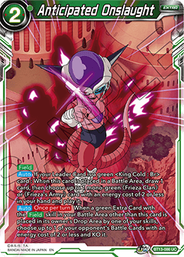 Anticipated Onslaught (Uncommon) (BT13-086) [Supreme Rivalry]