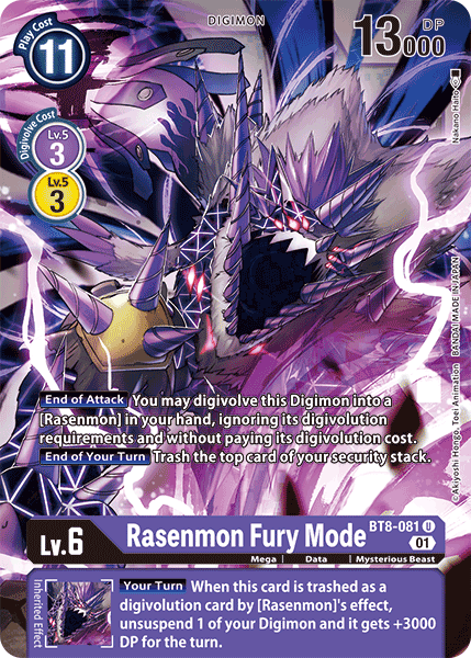 Rasenmon: Fury Mode [BT8-081] [New Awakening]