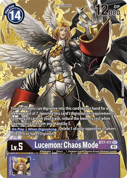 Lucemon: Chaos Mode [BT7-111] (Alternate Art) [Next Adventure]