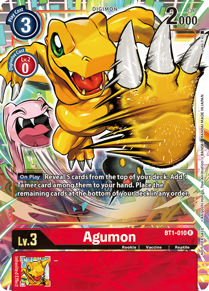 Agumon [BT1-010] (Dash Pack) [Release Special Booster Ver.1.0 Promos]