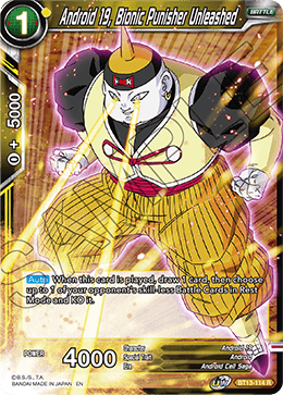 Android 19, Bionic Punisher Unleashed (Rare) (BT13-114) [Supreme Rivalry]