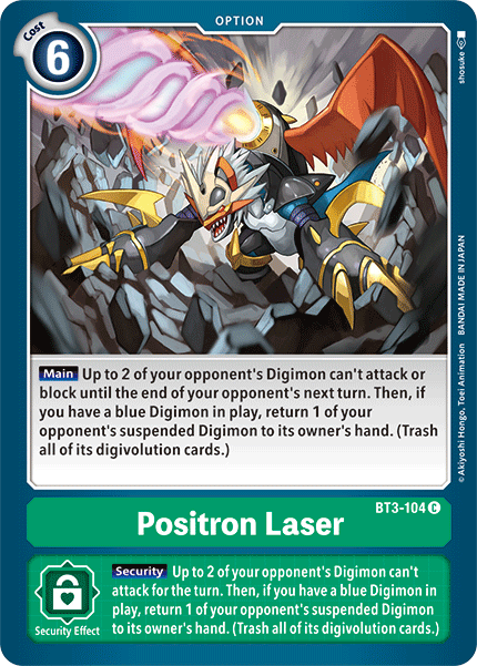 Positron Laser [BT3-104] [Release Special Booster Ver.1.5]