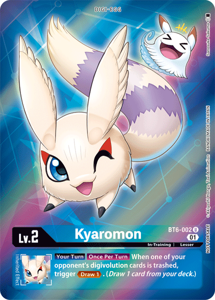 Kyaromon [BT6-002] (Alternative Art - Box Topper) [Double Diamond]