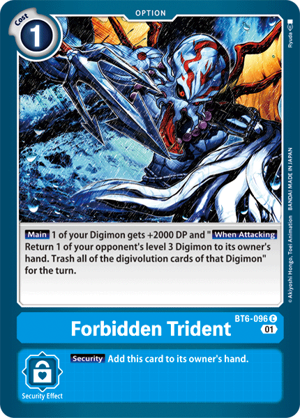 Forbidden Trident [BT6-096] [Double Diamond]