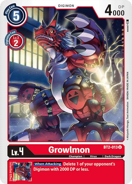 Growlmon [BT2-013] [Release Special Booster Ver.1.0]