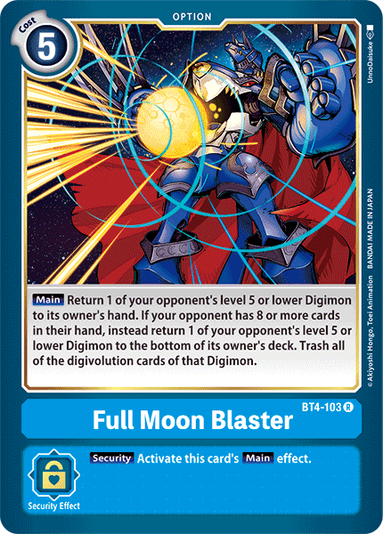 Full Moon Blaster [BT4-103] [Great Legend]