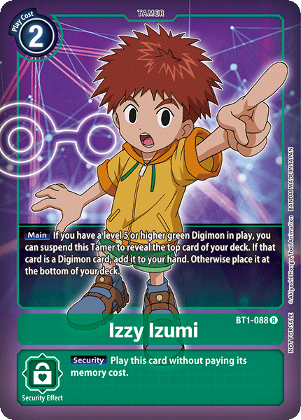Izzy Izumi [BT1-088] (Buy-A-Box Promo) [Release Special Booster Ver.1.0 Promos]