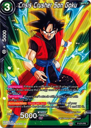 Crisis Crusher Son Goku (Alternate Art) (P-074) [Special Anniversary Set]