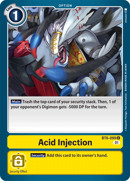 Acid Injection [BT6-099] [Double Diamond]