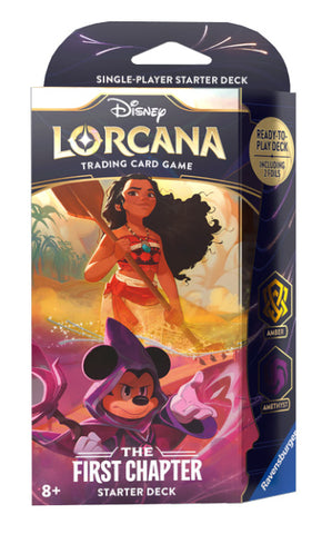 Disney Lorcana: The First Chapter - Amber & Amethyst - Starter Deck (Pre-Order)