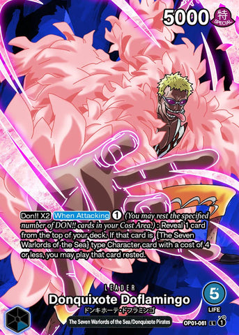 One Piece - Donquixote Doflamingo (U) - Metal Card