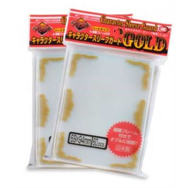 KMC Character Sleeve Guard - Gold - 69x94 mm - Clear 60ct
