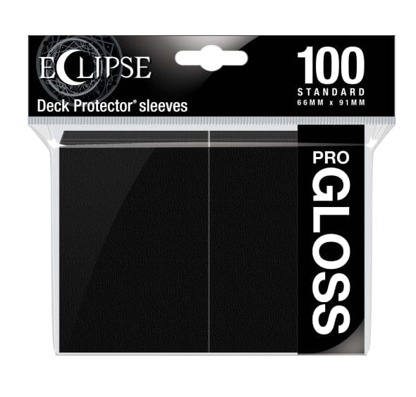 Ultra Pro - Gloss Eclipse - Standard Size 100ct - Jet Black