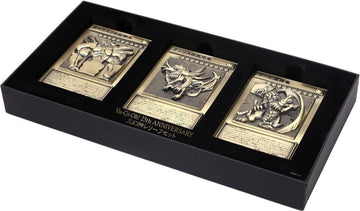 Yugioh OCG 25th Anniversary Egyptian God Cards Relief Set