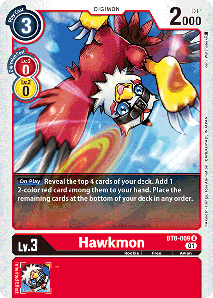 Hawkmon [BT8-009] [New Awakening]