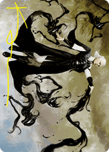 Shadewing Laureate Art Card (Gold-Stamped Signature) [Strixhaven: School of Mages Art Series]