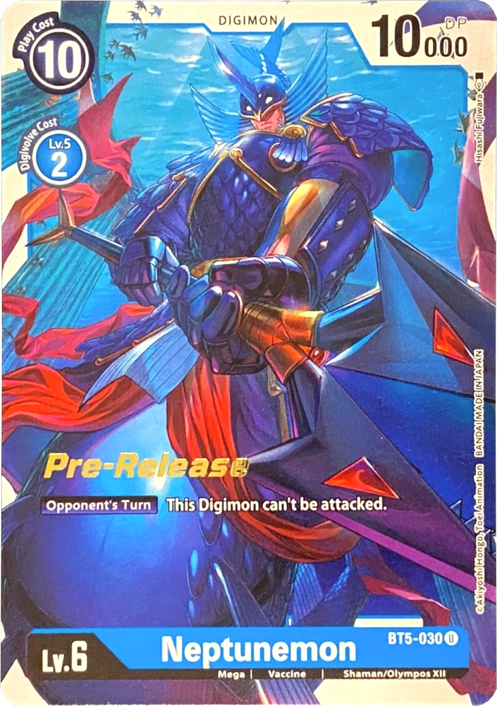 Neptunemon [BT5-030] [Battle of Omni Pre-Release Promos]