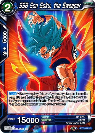 SSB Son Goku, the Sweeper (BT7-027) [Assault of the Saiyans]