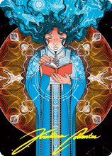 Memory Lapse Art Card (Gold-Stamped Signature) [Strixhaven: School of Mages Art Series]