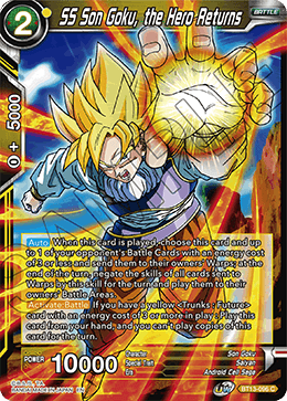 SS Son Goku, the Hero Returns (Common) (BT13-096) [Supreme Rivalry]