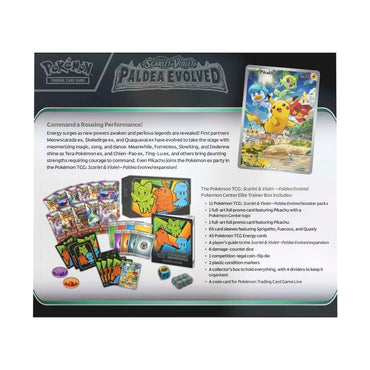 Pokemon - Scarlet & Violet: Paldea Evolved - Elite Trainer Box (Pokemon Center Exclusive)