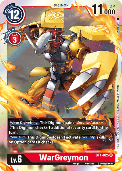 WarGreymon [BT1-025] [Release Special Booster Ver.1.0]