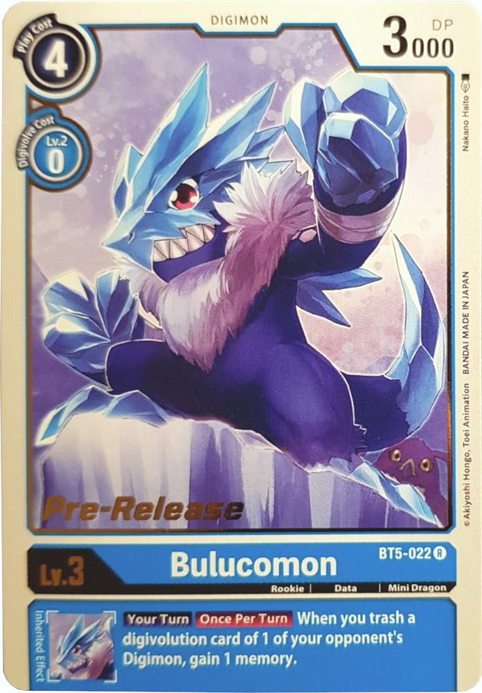 Bulucomon [BT5-022] [Battle of Omni Pre-Release Promos]