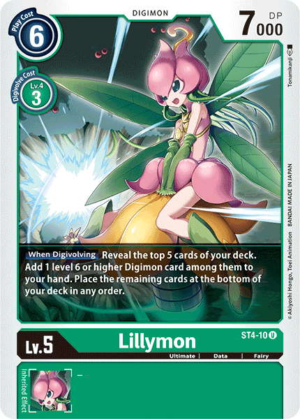 Lillymon [ST4-10] [Starter Deck: Giga Green]