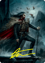 Dracula, Blood Immortal Art Card (Gold-Stamped Signature) [Innistrad: Crimson Vow Art Series]