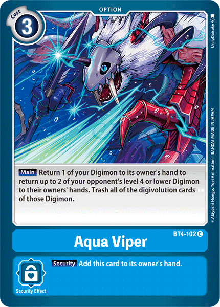 Aqua Viper [BT4-102] [Great Legend]