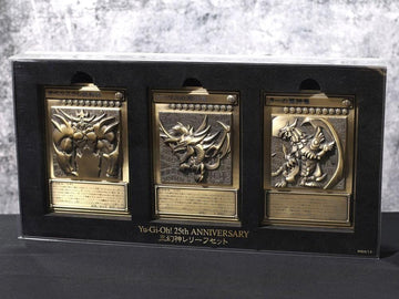 Yugioh OCG 25th Anniversary Egyptian God Cards Relief Set