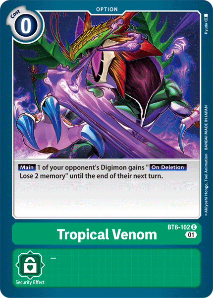 Tropical Venom [BT6-102] [Double Diamond]