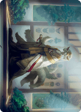 Light-Paws, Emperor's Voice Art Card [Kamigawa: Neon Dynasty Art Series]