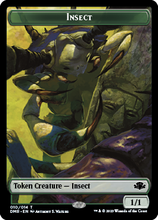 Insect // Squirrel Double-Sided Token [Dominaria Remastered Tokens]