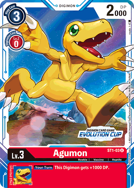 Agumon [ST1-03] (Evolution Cup) [Starter Deck: Gaia Red Promos]