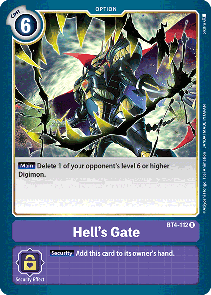 Hell's Gate [BT4-112] [Great Legend]