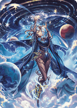 Omniscience Anime Art Card (Gold-Stamped Signature) [Wilds of Eldraine Art Series]