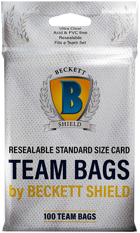 Beckett Shield - Team Bags - 100ct - Clear